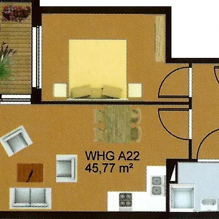 Strandglueck Haus A Strandglueck 22a Appartamento *